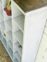 Load image into Gallery viewer, Adorable Farmhouse Cubby Shelf