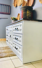 Load image into Gallery viewer, Large Vintage Farmhouse Buffet or TV Stand