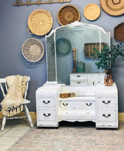Load image into Gallery viewer, Gorgeous Vintage Vanity &amp; Chair