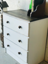 Load image into Gallery viewer, Adorable Little Farmhouse Chest of Drawers or Nightstand