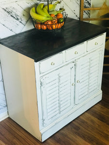 Beautiful Solid Wood Farmhouse Buffet Table