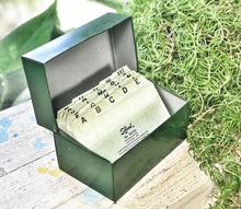 Load image into Gallery viewer, Vintage metal card box &amp; cards