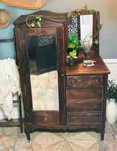 Load image into Gallery viewer, Revived Antique Dressing Armoire