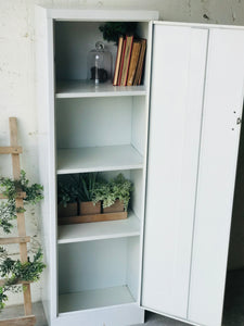 Adorable Farmhouse Metal Chalkboard Cabinet