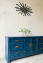 Load image into Gallery viewer, Stunning Large Vintage Buffet, Dresser, or TV Stand