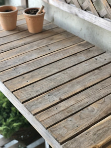 Weathered Potting Bench