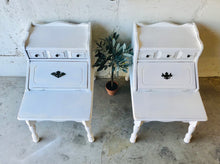 Load image into Gallery viewer, Vintage Farmhouse End Tables