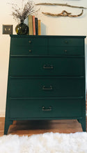 Load image into Gallery viewer, Modern Farmhouse Green Chest of Drawers