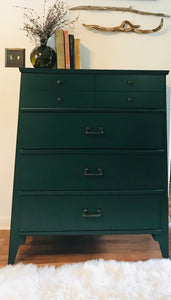 Modern Farmhouse Green Chest of Drawers