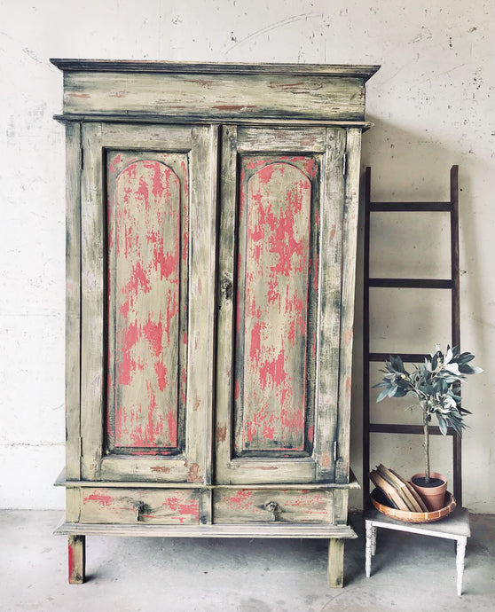 Solid Wood Chippy Storage Cabinet or Pantry.