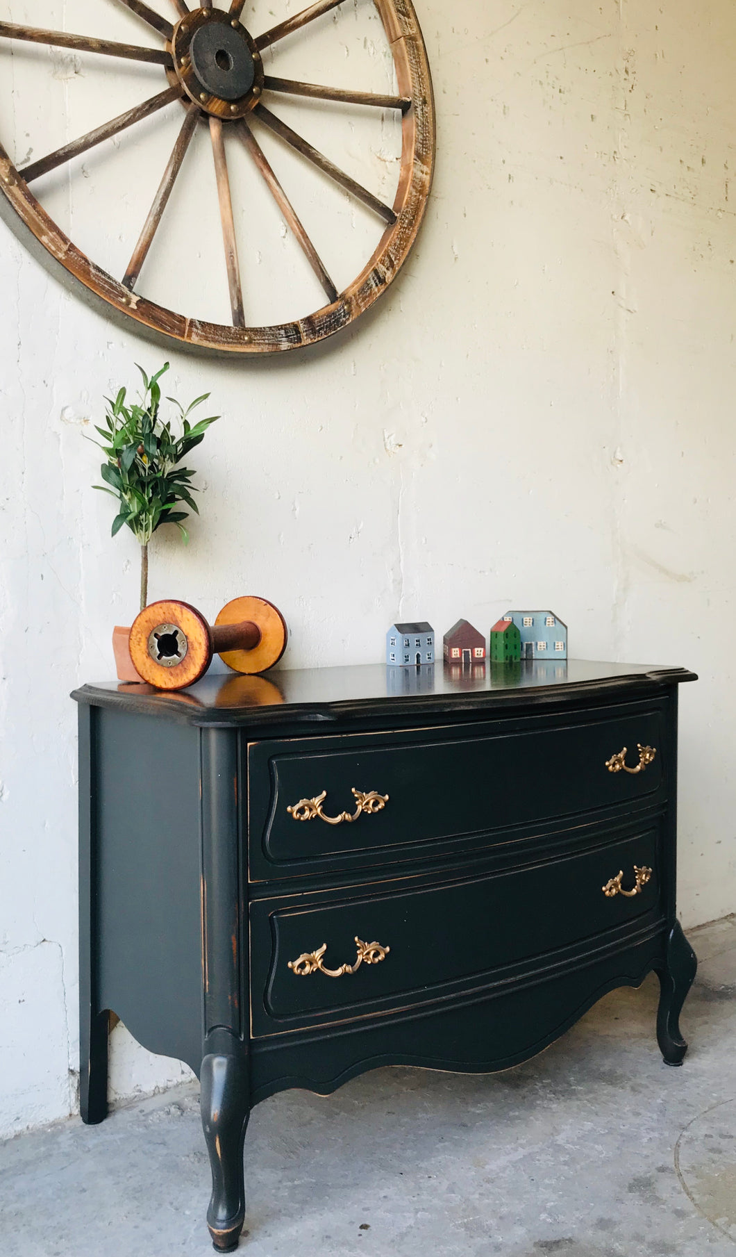 Moody Vintage French Provincial Chest