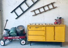 Load image into Gallery viewer, Vintage MCM Long Dresser, Buffet, or TV Stand