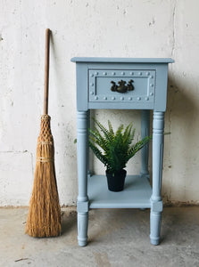 Cute Light Blue Single Nightstand