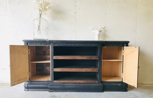 Gorgeous Large Black TV Stand or Buffet