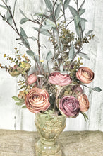 Load image into Gallery viewer, Pretty Floral Filled Ceramic Vase