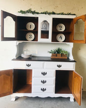 Load image into Gallery viewer, Stunning Vintage Farmhouse Hutch Cabinet