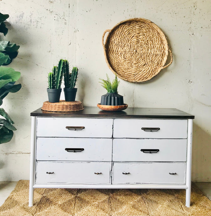 Vintage MCM Revamped Dresser or Buffet