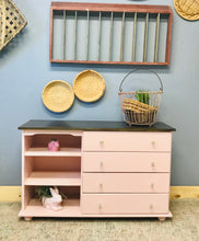 Load image into Gallery viewer, Adorable Pink Dresser or Changing Table