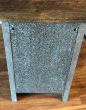 Load image into Gallery viewer, Repurposed Galvanized Feeder Nightstand Set