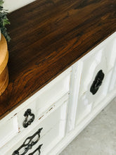 Load image into Gallery viewer, Perfect Vintage Farmhouse Dresser, Buffet, or TV Stand