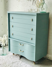Load image into Gallery viewer, Pretty Revamped MCM Chest of Drawers