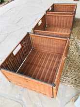 Load image into Gallery viewer, Unique Farmhouse Entryway Storage Table