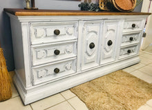 Load image into Gallery viewer, Stunning Large Vintage Buffet or TV Stand