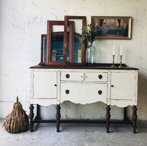 Gorgeous Antique  Jacobean Style Sideboard/Buffet