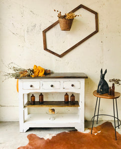 Beautiful Farmhouse Entryway Table or Coffee Bar