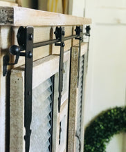 Load image into Gallery viewer, Perfect Rustic Galvanized Barn Door Cabinet