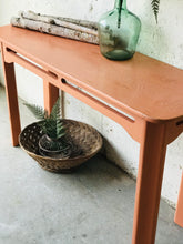 Load image into Gallery viewer, Vintage Boho Terra Cotta Entryway Table