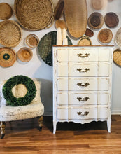 Load image into Gallery viewer, Gorgeous Vintage Shabby Chic Chest of Drawers