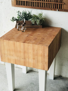 Big Ol’ Butcher Block Island Table