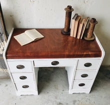Load image into Gallery viewer, Amazing Vintage Waterfall Desk or Vanity