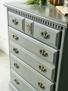 Charming Vintage Tall Chest of Drawers