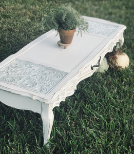 Pretty French Provincial Ornate Coffee Table