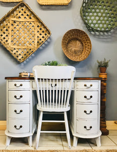 Gorgeous Antique Farmhouse Desk & Chair