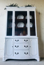 Load image into Gallery viewer, Pristine Vintage Farmhouse China Cabinet