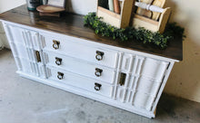 Load image into Gallery viewer, Stunning Vintage Farmhouse Buffet or TV Stand