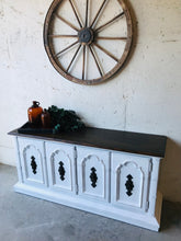 Load image into Gallery viewer, Stunning Vintage Farmhouse Credenza, Buffet, or TV Stand
