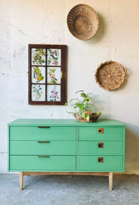 Refreshed MCM Stanley Dresser or TV Stand