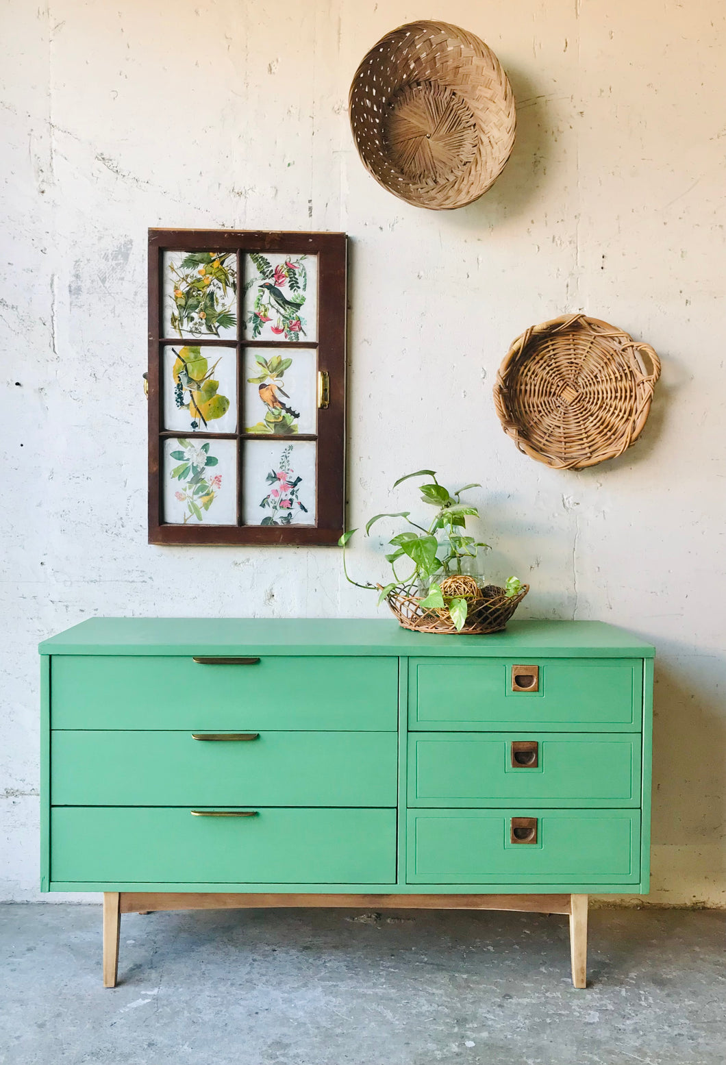 Refreshed MCM Stanley Dresser or TV Stand