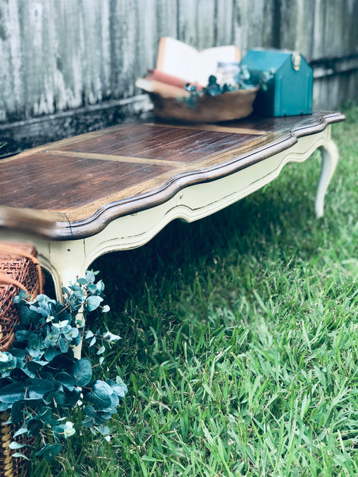 Pretty French Provincial Style Coffee Table