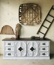 Load image into Gallery viewer, Stunning Large Vintage Farmhouse Buffet, TV Stand, or Dresser