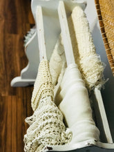 Load image into Gallery viewer, Adorable Large Vintage Wood Blanket Rack