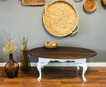 Load image into Gallery viewer, Cute Vintage Oval Coffee Table