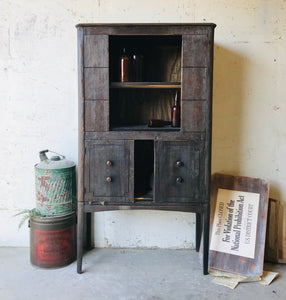 Amazing Primitive Antique Cabinet