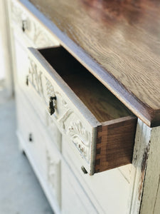 Beautiful Antique Farmhouse Dresser, Buffet, or Coffee Bar