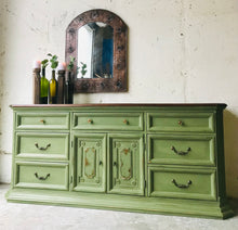 Load image into Gallery viewer, Stunning Large Vintage Buffet, Dresser, or TV Stand