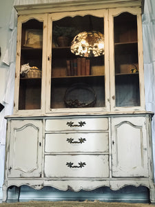 Gorgeous French Provincial China Cabinet